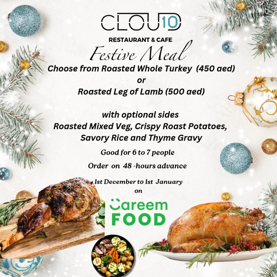 #turkey #roastturkey #christmas #delivery #careemnow #cloud10 #jvcdubai #motorcity #productioncity #jvt #arabianranches