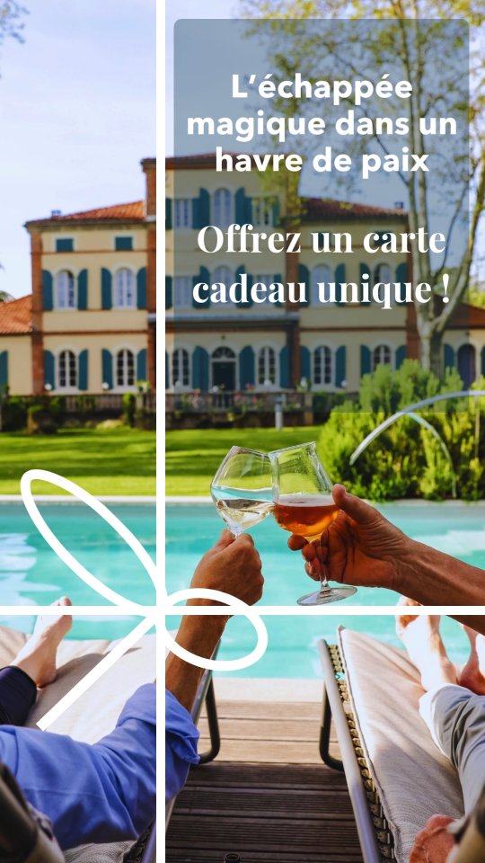 🎁 À la recherche d’un cadeau inoubliable cette année ?🌲
🌟 Offrez à vos proches un séjour magique dans le petit coin de paradis qu’est Oh, le château ! ✨
💖 Une escapade romantique dans un cadre idyllique, loin du quotidien
🤩Des chambres spacieuses et lumineuses, alliant confort et raffinement
🍽 Un dîner gastronomique accompagné de bons vins à la terrasse conviviale
🌸 Un jardin enchanteur avec des fleurs, des balançoires et de la verdure à perte de vue…
Sur notre site, créez votre carte cadeau, personnalisée avec votre propre message. 🎀
Vous la recevrez par e-mail, prête à être imprimée – et ce, même à la dernière minute ! ⏱️
Ne manquez pas l’occasion d’offrir un moment magnifique à ceux que vous aimez ! 🥰
#echappeesbelles #coffretcadeautarn #noelalbi #chequecadeautoulouse #tarntourisme #sejourinsolite #havredepaix
#cadeautoulouse #cadeautarn #cadeauvoyage #albi #ohlechateau #chequecadeau #bonweekend #noel24 #cadeaunoel #cadeau #cadeauoriginal #escapaderomantique #sejourmagique #cadeauderêve #weekendenamoureux #chambresdhotesdecharme #cartecadeaupersonnalisée #momentsprécieux #bonnesfetes