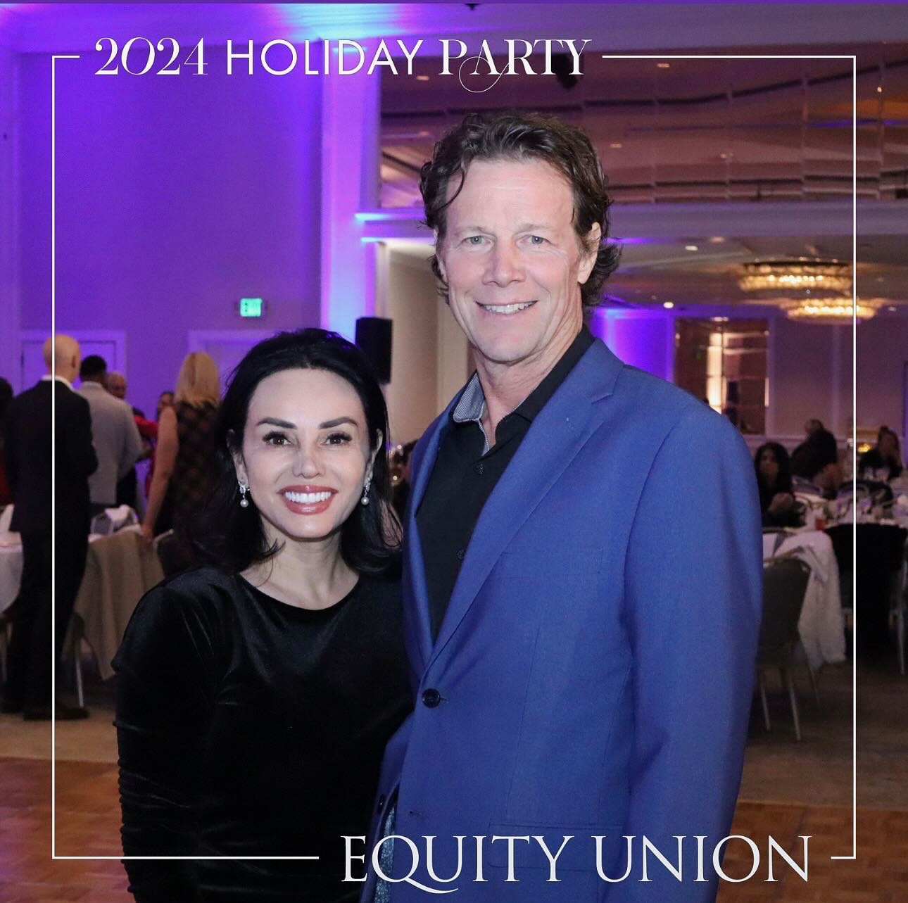 Equity Union’s Xmas party with my beautiful, awesome wife ❤️