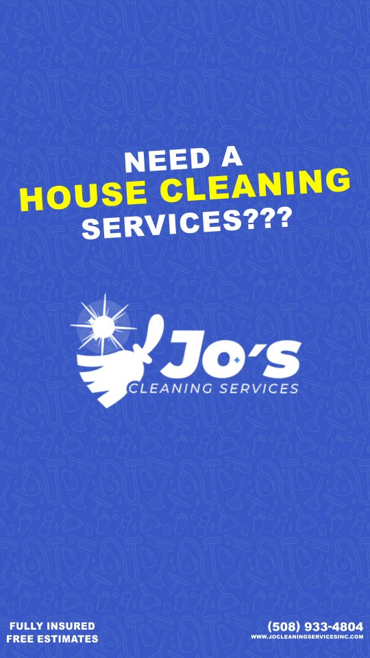 Need a House Cleaning Service? Don't worry anymore! At Jo's Cleaning Services, we take care of everything for you. With our trained and dedicated team, we guarantee a thorough cleaning, leaving your home sparkling like never before! Whether you need a quick touch-up or a deep clean, count on us to get the job done right. We offer personalized solutions tailored to your needs. Relax, enjoy your time, and leave the hard work to us. Book today and transform the atmosphere of your home!"
