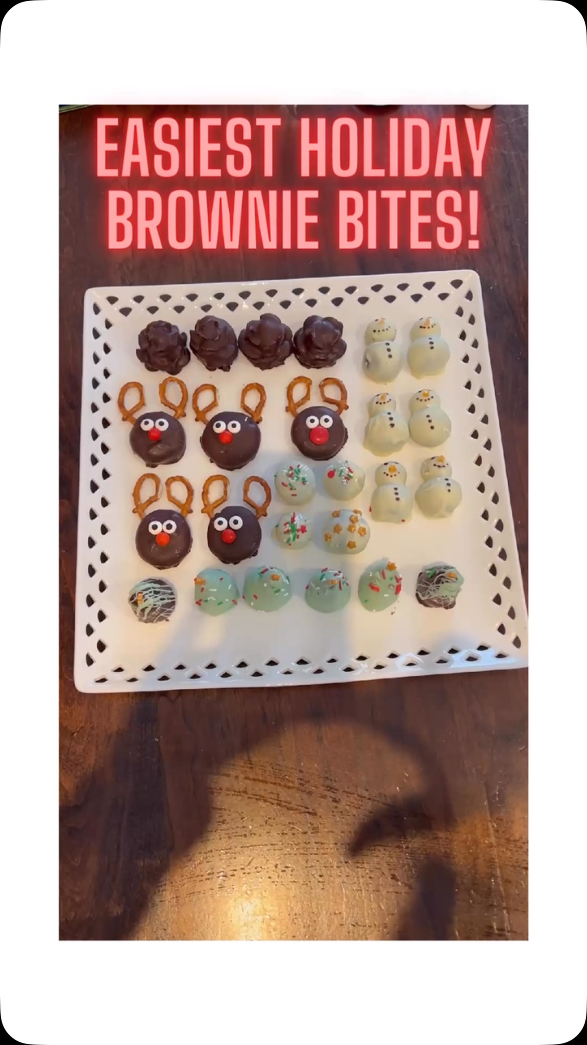 Quick and easy, no oven needed, loaded with fibre and nutrients and so cute. What else could you possibly ask for in a holiday treat?
Holiday No-Bake Brownie Bites! The bites are refined sugar free, and full of nutrients and chocolatey goodness. Normally I just throw in some chocolate chips, but I decided to dress them up for Christmas, so I left out the chocolate chips and dipped them in chocolate instead. Either way, they are so good. I used decaf, because I have littles that will be nibbling on these, but use whatever you have!
No Bake Brownie Bites
2 cups medjool dates (about 14)
1 cup nuts of choice (I used mixed unsalted nuts from Costco)
¼ cup chia seeds (whole or ground)
2 Tbsp ground Flax seed
2/3 cup cocoa powder
1 scoop chocolate protein powder (optional)
1 tsp vanilla
1 tsp instant espresso (I used decaf)
Pinch salt
Whiz all the ingredients up in a food processor, then add about 1 cup of chocolate chips and roll into balls. In this case I left the chips out and dipped the brownie bites in chocolate instead. You’ll need about ¾ cup of dark and ¾ cup of white chocolate to make all the shapes that I did.
I used a small ice-cream school to measure out the portions and then molded each into a pinecone, ornament, snow man or tree! I hope you enjoy these as much as we do.
Hit that ‘Follow’ button, tag a friend who needs a healthy treat.
#HealthyIndulgence #NoBakeMagic #BrownieBites #SweetTreats #easytreats #NoBakeMagic #SweetTreats #HealthySnacking #BrownieBites #DeliciouslyHealthy
#EatWellLiveWell #SnackSmart #NoOvenNeeded #WholesomeIndulgence #FitFoodie #healthybrownies #nobakebrowniebites #refinedsugarfree #your_lifestyle_doctors #lifestylemedicine