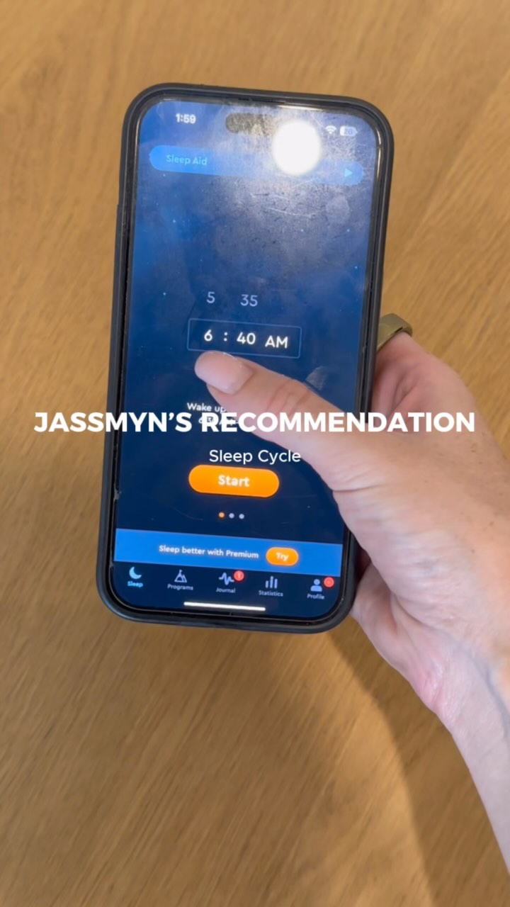 Jassmyn’s Recommendation this month is Sleep Cycle!
If prioritising good sleep routines is in your 2025 resolutions then I would 100% recommend the app Sleep Cycle. I have been using it for over five years now and there is no way I’d be able to go back. You can set a block of time that you would like to wake up in the morning and it analyses your sleep patterns and wakes you up during your lightest sleep phase. If anyone ever tells me they wake up feeling groggy, always sleep through their alarm or never have a good night’s sleep I will always recommend this. I just use the free version.
#Recommendation #SleepCycle #HabitsRoutines
