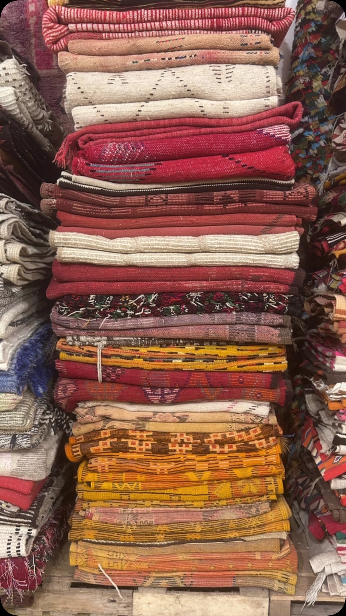 This is just the smallest taste of the market in Agadir-but my favourites were the olive, tea, spices and carpets! #agadircity #morrocotravel