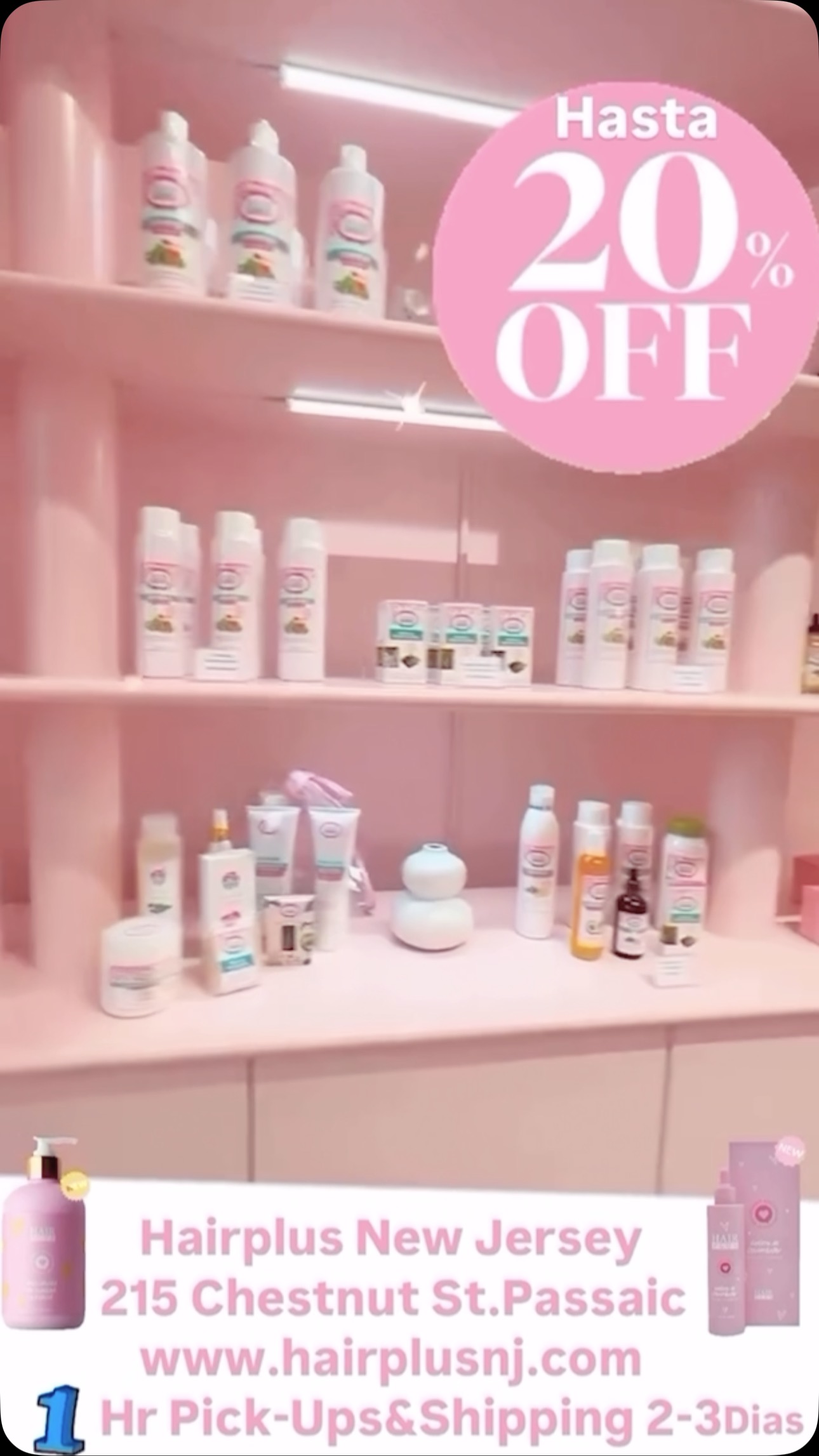 💖Hairplus New Jersey 💖Te invita a que nos acompañes a celebrar con nosotros y disfrutes de maravillosos descuentos desde un 20% en nuestros productos 🤩🤩
Estamos localizados Hairplus New Jersey en 📍215 Chestnut Street en Passaic NJ 07055 o visítanos 👉🏻www.hairplusnj.com o 📲Contactarnos (856) 254-6858 •
(973)336-8629
Descuentos disponibles desde ya🤩🥰💖
Ofrecemos 1 hr PICK-UPS. FREE SHIPPING en órdenes de $150 o mas! 📦📦SHIPPING a todo USA garantizados 2-3 días!
Aquí los esperamos! 🫶🏻🥰Bendiciones!
#hairplus#hairplusnj#hairpluspensilvania#hai
ruscare#hairplu
sofertas#hairplusedicionlimitada#hairplusgoteronuevo#hairplusgoterotomillo#hairplusmascarillagirasol#mascarillagirasol#mascarillakarite#hair #hairproducts #hairproduct #hairproductsthatwork #hairpluspa #hairplusphi #hairplusct #hairplusny #hairplusphiladelphia #casitarosanewjersey#casitarosanj#hairplusedicionlimitada #cabello #cabellosano #cabellosaludable