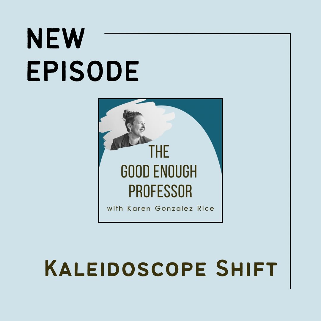 New episode! What tiny shifts could create more spaciousness and satisfaction in your academic life? The breathing space between semesters is a great time to get a bird’s-eye view of your everyday life, on and off campus. In this episode, I guide you through my “Wheel of Academic Life” tool for figuringout your own tiny change, and I share some examples of gentle and meaningful kaleidoscope shifts.
Transcripts are always available in the show notes.