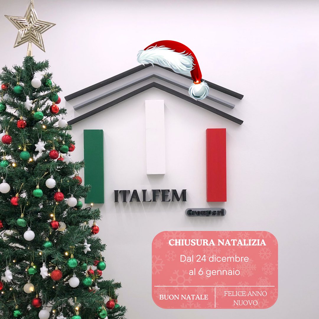 Il nostro team augura a tutti voi un Natale sereno e un Felice anno nuovo!🎄🎅 🎆
Vi ringraziamo per il supporto e la fiducia che ci avete dimostrato!
#BuonNatale #FeliceAnnoNuovo #Auguri #Grazie
