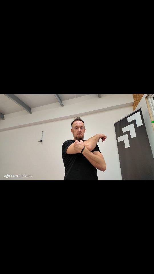 Posterior capsule mobilisation - scarf stretch