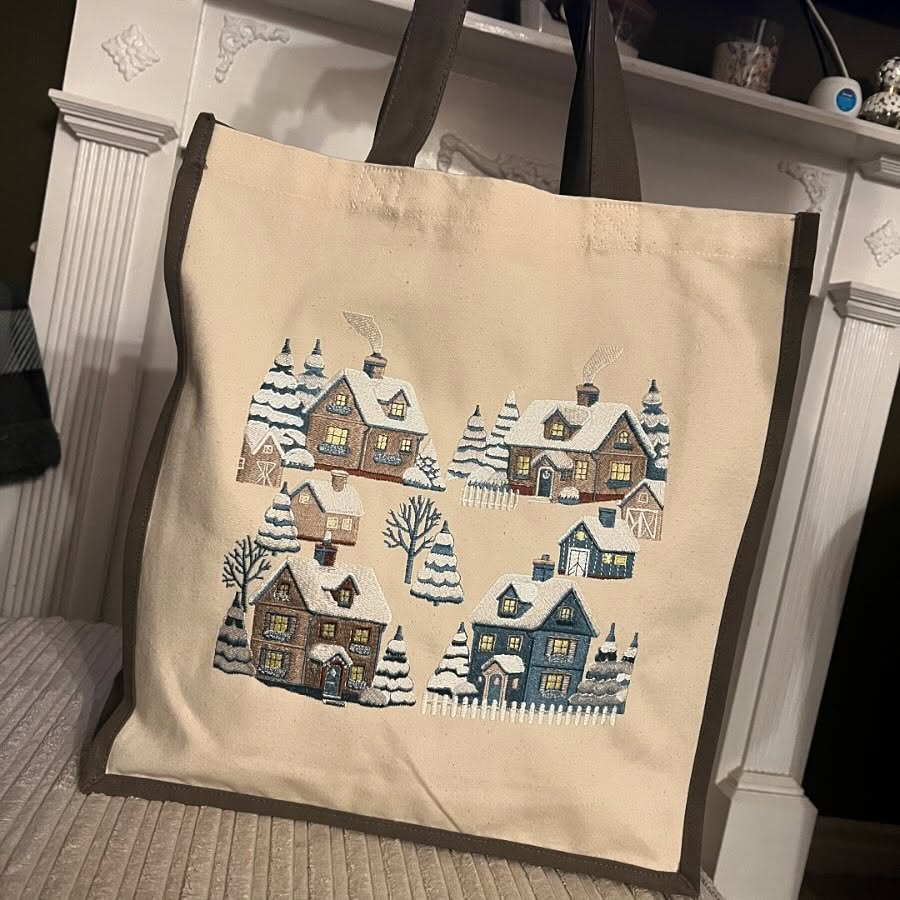 We loved this bag Amy made, looks so beautiful even if it is the longest embroider ever 😂
Thank you @davidsharp_emb for the embroidery we love it!
.
.
#happyjapan #embroidery #embroidered #embroiderymachine #machinery #colours #threads #embroiderythreads #thread #maderia #maderiathreads #embroiderydesign #colourful #spools #cones #maderia #happy #happyembroidery #festive #christmas #bag #festivespirit #houses