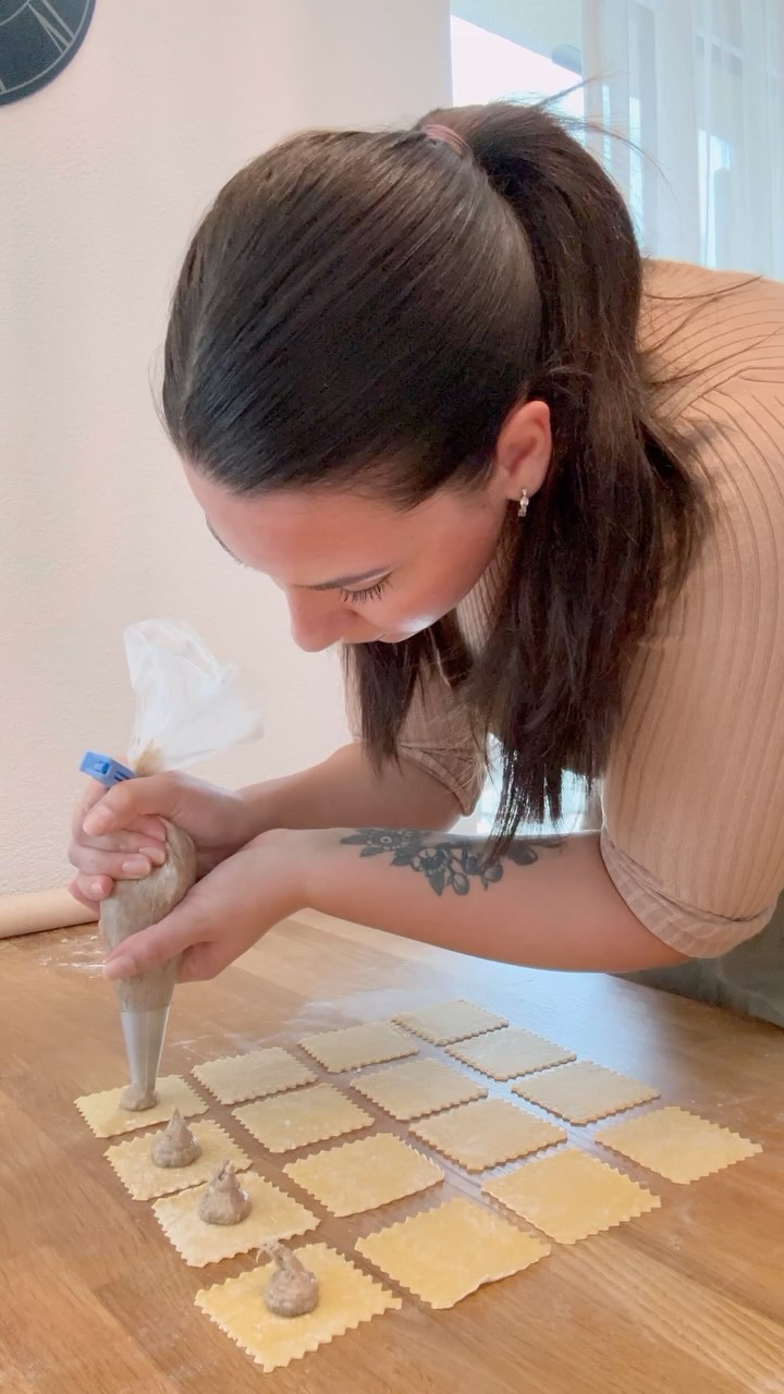 Tortelloni alla panna 🤤🍄🟫🍖