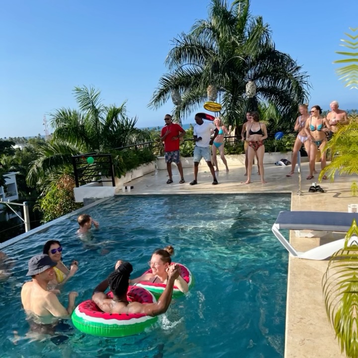 🎉 As we already got all the rooms booked in Castillo Romano for the February’25 program, we’ve just opened sales for our second Luxury Villa (VIP Package)! Don’t miss your room in the Paradise! 🥳
This time, we’re going BIGGER than usually:
✨ Two villas!
✨ Two buses!
✨ Double the people, double the fun!
BailaMar #34 – February 2025 Highlights:
🇩🇴 4 incredible cities: Las Terrenas, Cabarete (Puerto Plata), Bonao, and Santo Domingo
💃🕺 Nearly 30 hours of dance classes and workshops, including cultural presentations with tastings and musicality sessions
🎉 Dance parties every night in local clubs, with live concerts on select nights
🌴 Paradise beaches along the stunning Atlantic Coast
🎸 Musicality workshop with the talented kids from the Bachata Academy in Cabarete
🪁 Witness the finale of Carnaval Dominicano
🏞️ Explore the natural beauty of rivers, waterfalls, caves, and breathtaking mountain views
⛪ Stroll through history in the Colonial Zone of Santo Domingo
🐳 Optional excursion: See humpback whales in their natural habitat!
🌟 And so much more to experience! 🌟
📅 Visit BailaMar.com for details and booking.
#bailamar #bachata #dominicanbachata #bachatadominicana #traditionalbachata #dancetour #bachatabootcamp #bachatatradicional