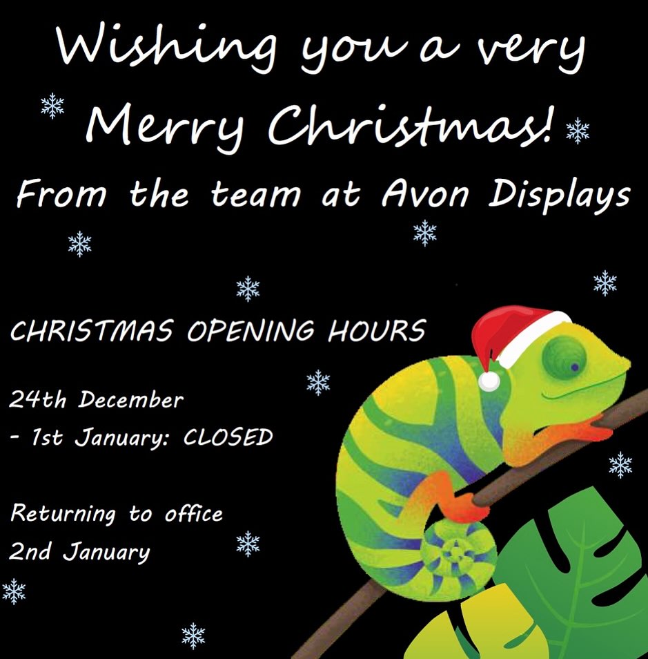 Another wonderful year at Avon Displays!
MERRY CHRISTMAS!
📧 info@avondisplays.com
📞 01454 411144
.
.
.
.
.
.
.
#signs #signmaker #vehiclegraphics #design #logo #logodesign #vinyl #vinylwrap #signage #graphicdesign #bristol #bristoldesign #branding #companybranding #advertising #bespoke #print #largescaleprints #signcompany #windowgraphics #shopfront #bristolbusiness #localbusiness #vinylstickers #healthandsafety #safety #safetysigns #safetystickers #floorstickers