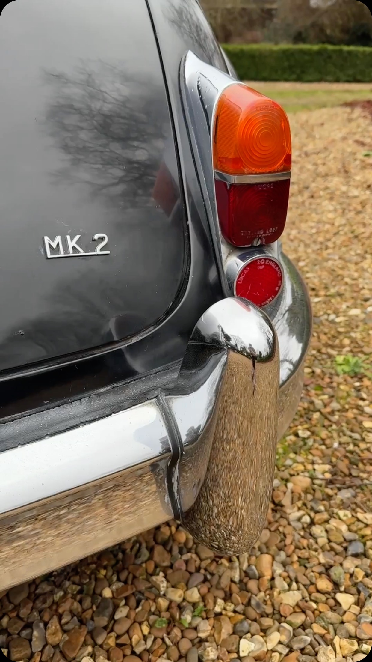 Picked up my ‘project’ this afternoon from @steve_cato_restoration . Couldn’t be happier and over the moon with it. Thanks to Steve’s team brakes and suspension have been rebuilt and too many other things to list here. There’s still lots to do but so pleased I can enjoy it over the Christmas break. The sound the high compression 3.8 XK engine makes under acceleration is one of the great thrills in life. A highly useable every day classic that often makes the journey more exciting than the destination. #jaguar #jaguarmk2 #classiccars #vintage #goodwood #goodwoodrevival