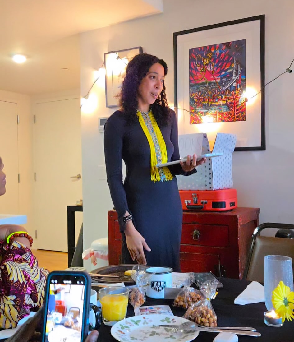 That time when we turned our living room into a lounge and our kitchen into a concert venue💛
It was such a privilege to share my love for Liberia and my belief in its potential with friends old and new at Music for Liberia’s Holiday Brunch, New York Edition! What a wonderful way to start wrapping up 2024.
I got to talk about the Agape National Academy of Music, whose teachers we’re supporting this holiday season. These teachers give everything to their students, doing their best to inspire and empower children in a place with little support, weak infrastructure and extreme financial instability.
If you’re able, please consider donating to support these incredible educators - even the smallest donation goes a long way in Liberia!
Happy Holidays!💜
Kamilla
#liberia #musiceducation #westafrica #nonprofit #nonprofitorganization #nonprofitsofinstagram #charityevent #brooklyn #flatbush #womeninmusic #livemusic #newmusic #afticanmusic #dogood #inspiration