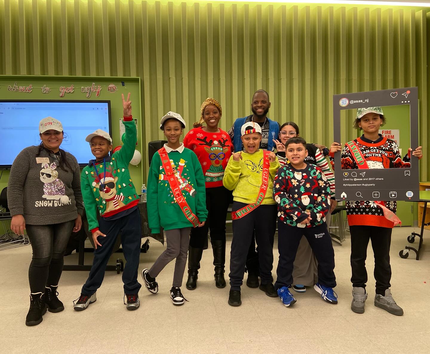 🎄 Happy Holidays from After-School All-Stars NJ! 🎄
Our scholars, Executive Director, and Site Coordinator Coach K are all getting into the festive spirit with their favorite ugly sweaters, and we couldn’t be more excited to celebrate this joyful time of year with them! 🧣✨
Wishing everyone a season filled with love, laughter, and all the holiday cheer. Here’s to making even more memories in the new year! 🎉🎁 #UglySweaterFun #HolidayCheer #AfterSchoolAllStars #HappyHolidays
