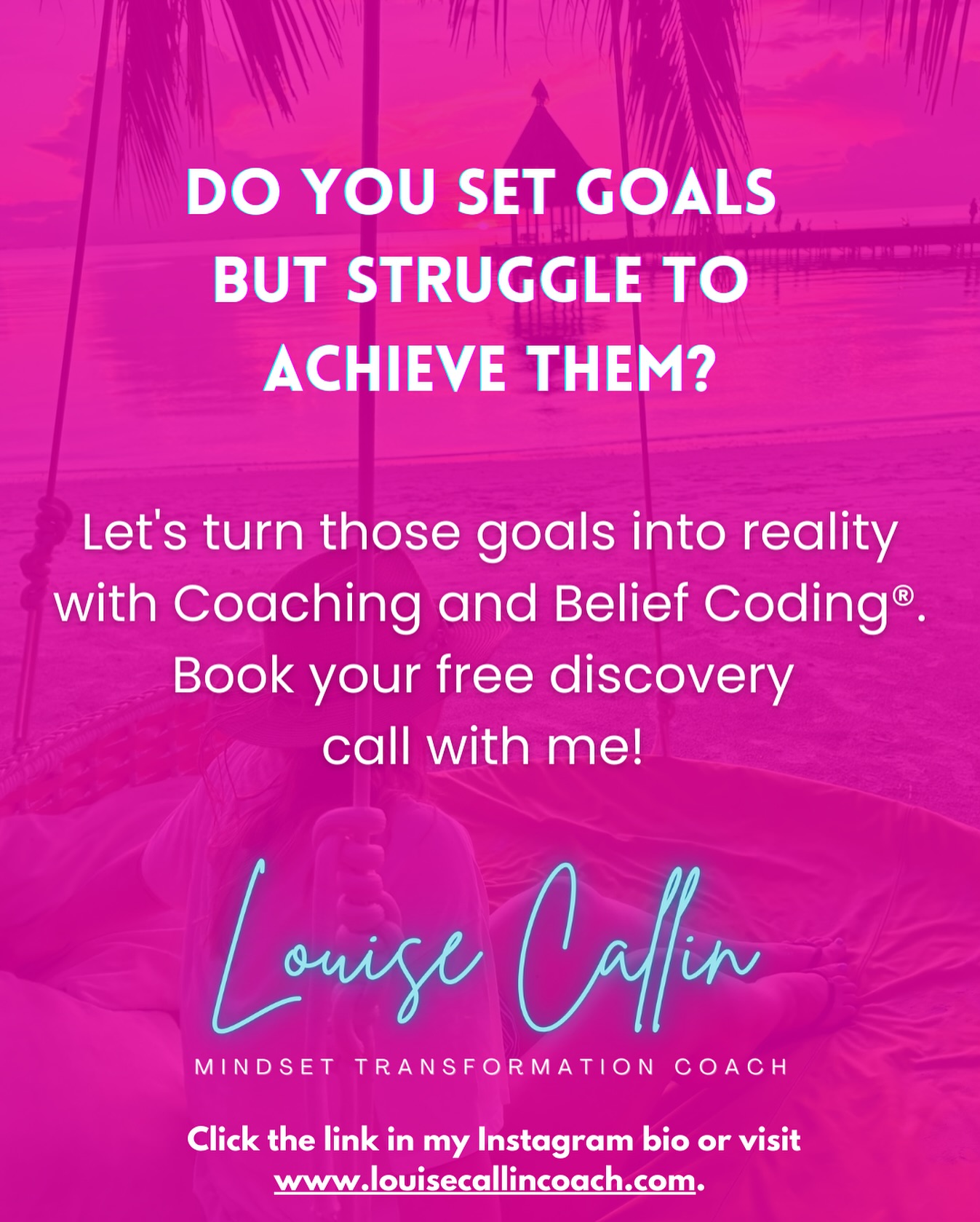 Ladies, it’s time to turn your dreams into reality! 🌟 Join me for a FREE Discovery Call and let’s unlock your full potential together. Whether you’re aiming for career success, personal growth, or finding balance, my coaching services are designed to empower you every step of the way. 💪
📞 Book your Discovery Call today and start your journey to a more fulfilled and confident you! 💖
🎉 Special Offer: I’m offering three places on my 12-week program starting in January at a 25% discount to help you end the year strong and start fresh!
#WomenEmpowerment #GoalSetting #LifeCoaching #AchieveYourDreams #BookNow #SpecialOffer