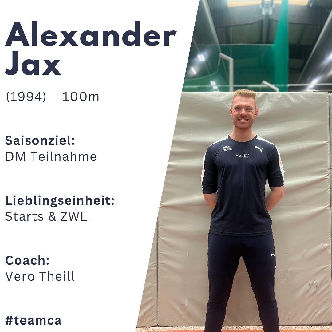New athlete number ten and reinforcement for the (masters) relays 🏃
Personal bests:
60m 7.15
100m 11.40
Welcome to #teamca 💙🩶
#sprint #100m #60m #athletics #trackandfield #track #faster #further #higher #together