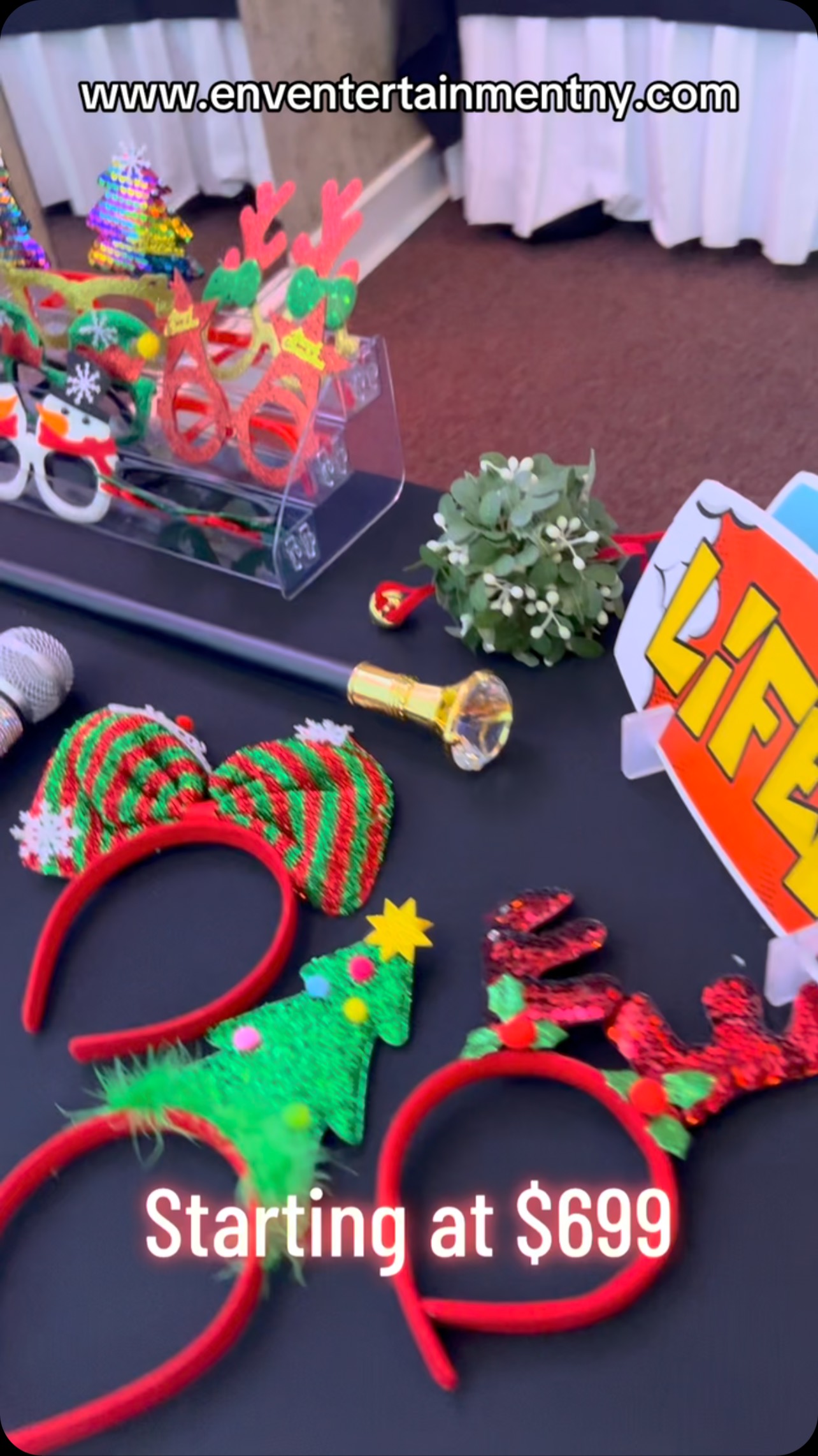 Limited 2024 dates available for holiday parties! And we know Santa is delivering 💍 Book now for 2025! Ask about our new Mirror Me Booth! Fun for all ages and occasions, because every occasion is a photo booth occasion!
www.enventertainmentny.com
(914)262-6331
#photoboothrental #mirrorbooth #photobooth #engaged #weddingseason #fiancé #nyceventplanner #holidayparty #christmasparty #nycevents #eventplannernewyork #westchester #nyc #scarsdale #tarrytown #yonkers #enventertainmentllc #enventertainmentny