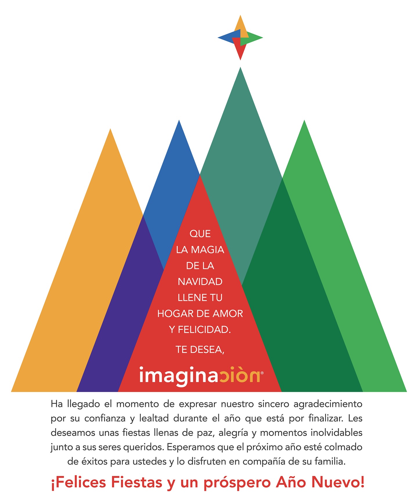 QUE LA MAGIA DE LA NAVIDAD LLENE TU HOGAR DE AMOR Y FELICIDAD.
TE DESEA, Imaginación Edu-Show S.A. de C.V.
Ha llegado el momento de expresar nuestro sincero agradecimiento por su confianza y lealtad durante el año que está por finalizar. Les deseamos unas fiestas llenas de paz, alegría y momentos inolvidables junto a sus seres queridos. Esperamos que el próximo año esté colmado de éxitos para ustedes y lo disfruten en compañía de su familia.
¡Felices Fiestas y un próspero Año Nuevo!