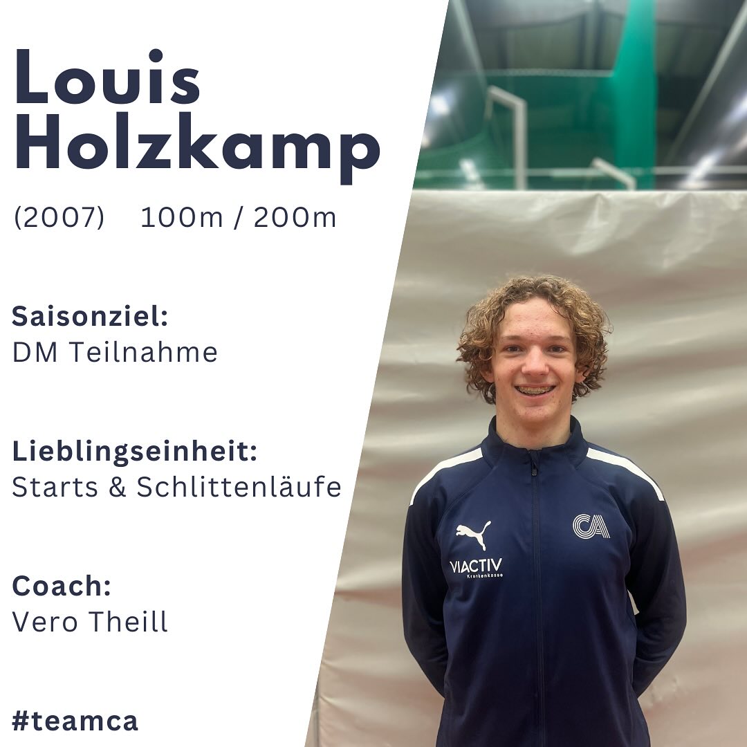 Another youth athlete is joining #teamca 💙🩶
Personal bests:
60m 7.45
100m 11.53
200m 24.14
We look forward to following your development 💪