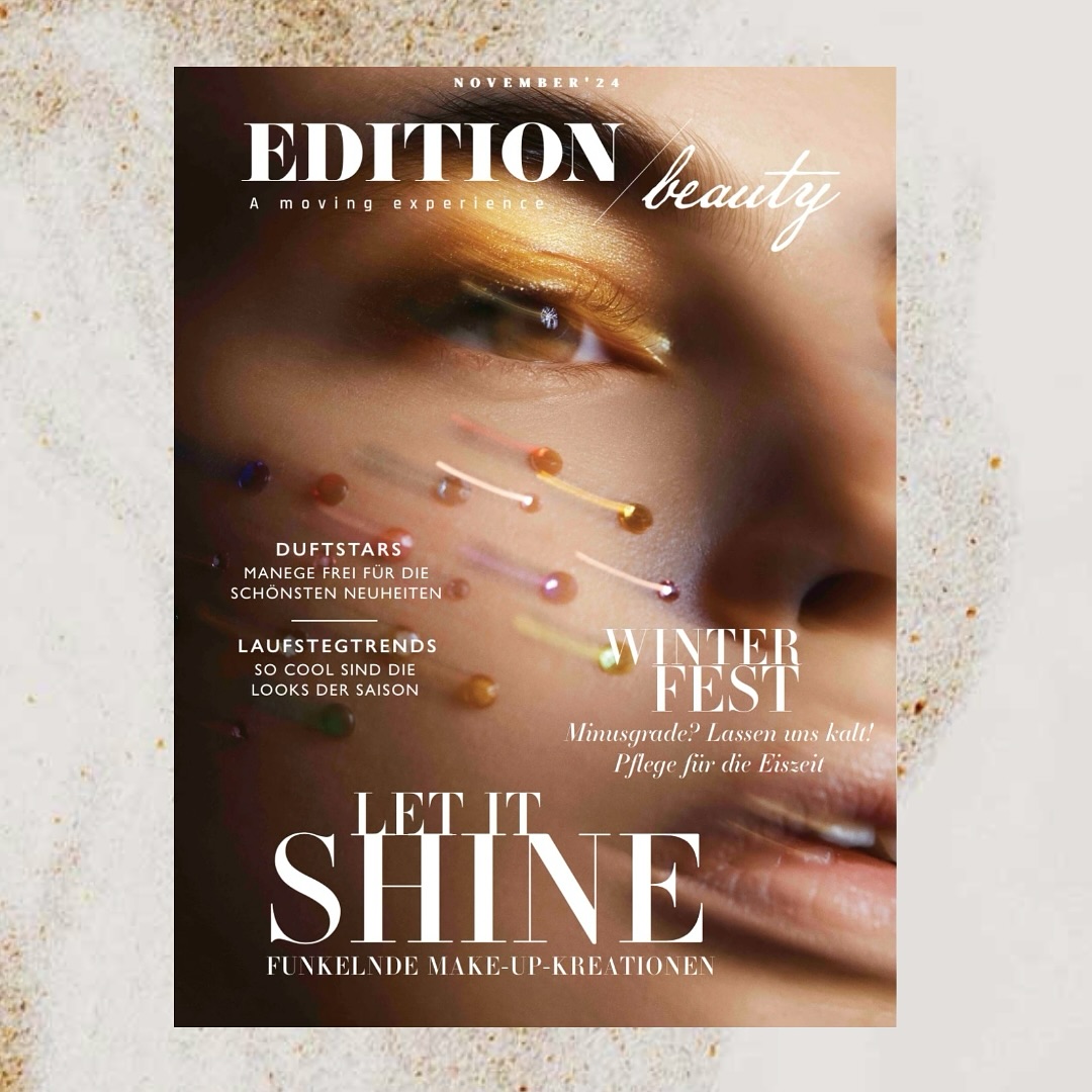 Kunde: Edition Beauty - Editorial & animations Design Artdirection by me @nedorostangelina
Edition Beauty Issue #4/24
@editionbeauty_ magazin
⠀⠀⠀⠀⠀⠀⠀⠀⠀
#nedorostangelina #grafikdesign #editorialdesign #editorial #editorials #editorialmagazine #editorialdesigner #editoriales #kreativagentur #designstudio #münchen #munich #bayern #creativeagency #animiertesmagazin #design #digitalmagazine #onlinemagazine #magazin #animationdesign #beauty #editionbeauty #magazine #artdirection #artdirector #2024 #design
#layout #layoutdesign