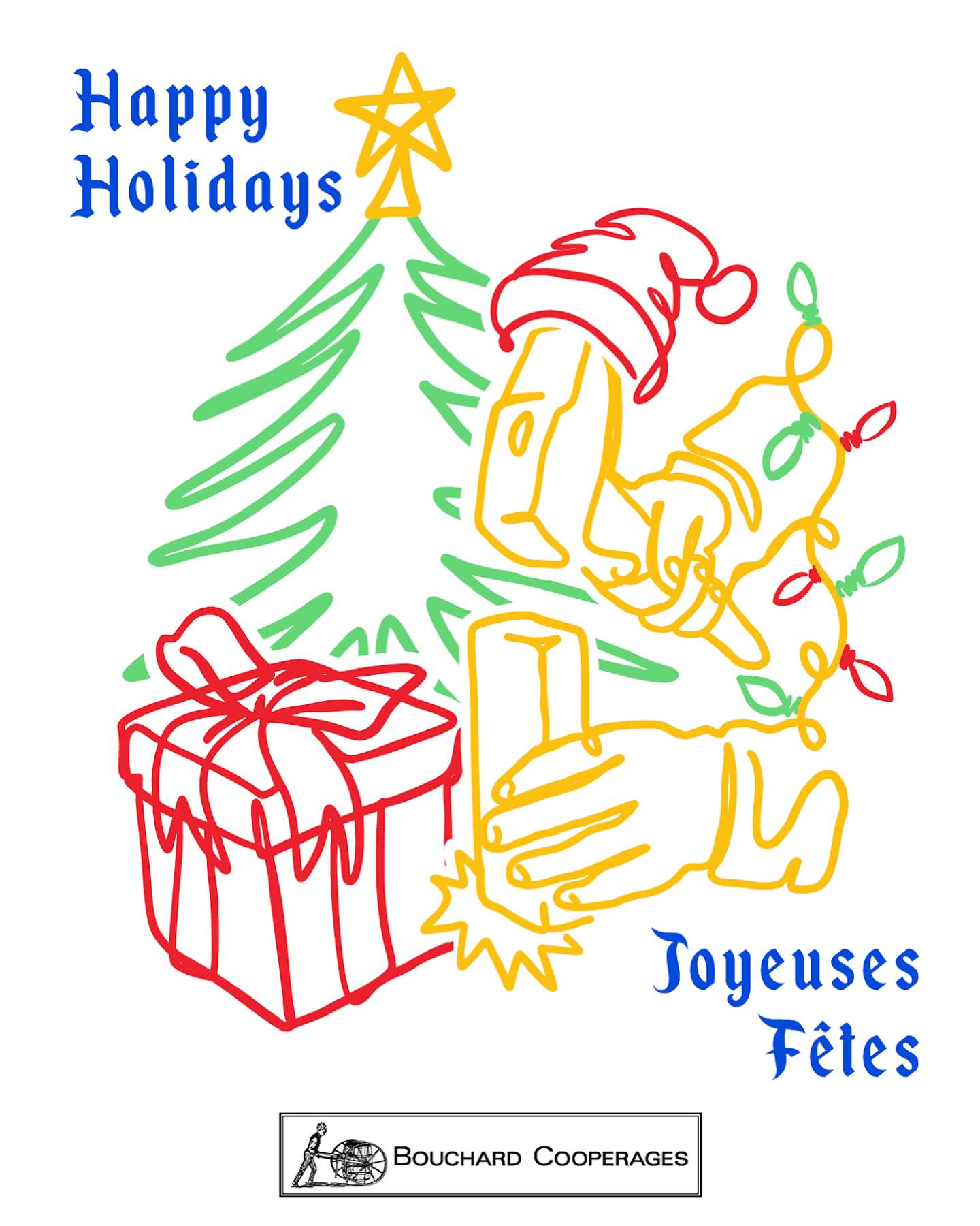 Happy Holidays - Joyeuses Fêtes! 🍾 🌲 ⭐️ - Thank you for an amazing 2024 and see you in 2025! (Courtesy of @yodog_daniel)