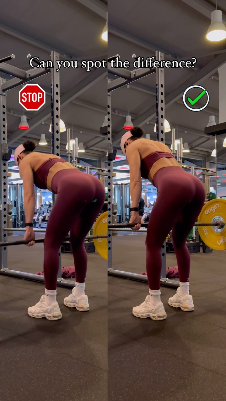 How low should you go in a Romanian Deadlift (RDL)? Let’s discuss.
When performing an RDL, understanding how low to go is essential for effectiveness and safety (check out the reel to see the difference between a rep that’s too low and one with optimal range of motion).
While there’s no universal answer, as individual mobility plays a significant role, there are some general guidelines to help you determine the appropriate depth.
The effectiveness of an RDL for targeting your glutes and hamstrings - the primary muscles engaged during this exercise - is determined by how much stretch you can achieve in those muscles. This stretch is directly related to how far back you can push your hips.
Essentially, once your hips can no longer move back, going lower doesn’t increase the stretch in your hamstrings and glutes. Instead, it transfers tension elsewhere, typically to your lower back, which can be detrimental, especially under heavy loads.
To stay within the active range of motion for your glutes and hamstrings, you should descend only as low as your hips can continue moving backward. The moment your hips stop, that’s your cue to stop the descent and begin driving back up.
For instance, if you stop just below your knees, you’re likely maintaining a fairly neutral spine and hinging properly from your hips. However, if you go lower and your hips no longer move back, the remainder of the movement will involve the lower back, which can lead to excessive strain.
When someone takes an RDL too far, they lose the isometric hold of the spine, allowing for excessive movement in the lower back. Under load, this excessive movement can be problematic, potentially leading to lower back pain or injury over time.
The depth of your RDL will vary from person to person. For some, the optimal depth may be around the knees, while others may comfortably reach their shins.
My advice is to film yourself performing the exercise to analyse where your hips stop moving backward. This will help you identify your sweet spot, ensuring that you’re effectively targeting the glutes and hamstrings while minimizing the risk to your lower back.
Hope this helps 🫶
#rdl #formcheck #legday
