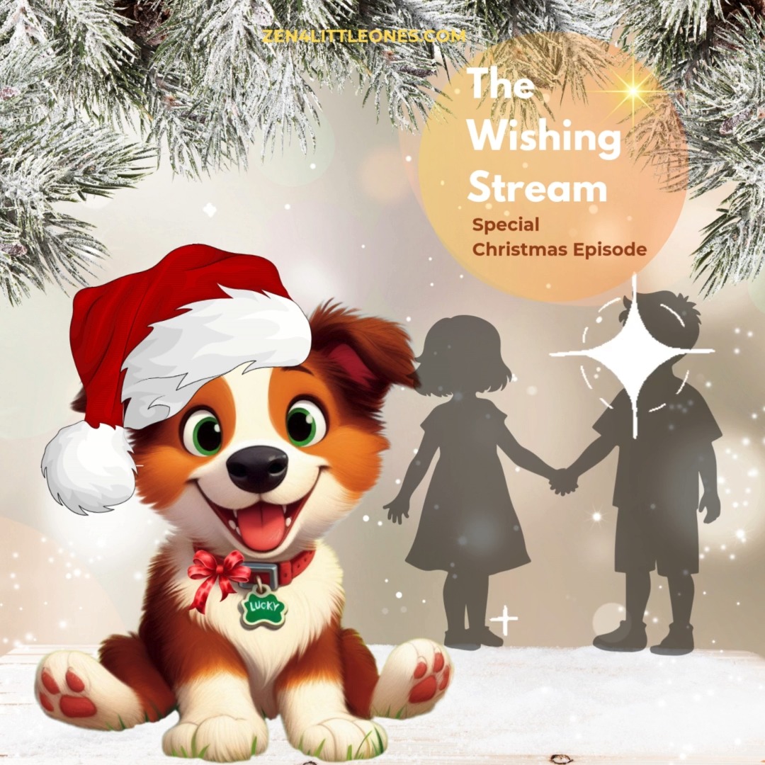 2nd SPECIAL EPISODE December 21- Join Ben, Lily, and their playful puppy, Lucky Lou, on a magical holiday adventure to the Wishing Stream. As they release their fears and doubts into the shimmering waters, they make heartfelt holiday wishes for courage, kindness, and joy. With the gentle glow of enchanted stars and the jingle of bells in the air, they hear a special message from Santa himself, reminding them of the power of love and hope. This heartwarming tale captures the spirit of the season, inspiring little ones to believe in the magic of wishes and the beauty of giving.
#christmasstories #christmasstory #xmas #xmasfun #bedtimestories #bedtimeroutine #bedtimestory #zen4littleones #luckylouadventures #wishingstream #wishing