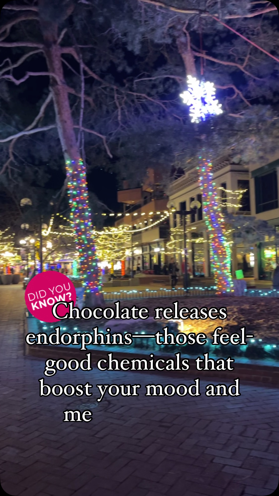 Chocolate: A Sweet Boost for Your Mood! 🍫✨
Did you know chocolate isn’t just delicious—it’s a total game-changer for your mood and mind? Here’s why:
💖 Feel-Good Chemicals: Eating chocolate releases endorphins like enkephalin, boosting pleasure and reducing stress. Think of it like the chocolate version of your favorite song! 🎶
🧘♀️ Magnesium Magic: Dark chocolate (70%+ cocoa) is loaded with magnesium, a calming mineral that soothes your nervous system, eases anxiety, and promotes relaxation.
🍫 Quality Matters: For the best benefits and taste, choose high-quality chocolate. My personal favorite? European chocolates—they’re rich, smooth, and simply irresistible!
✨ Mood & Mind Connection: The perfect combo of endorphins and magnesium makes chocolate a natural way to relax, de-stress, and feel amazing!
💡 Pro Tip: Stick to dark chocolate with at least 70% cocoa, and enjoy 1-2 oz at a time. Your taste buds and your brain will thank you!
👉 What’s your favorite type of chocolate? Let me know in the comments! 🍫👇
#ChocolateLovers #MoodBooster #DarkChocolateBenefits #StressRelief #FeelGoodFoods