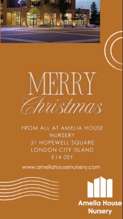 Happy Xmas to all!! 🎂🥳🎉#londoncityisland #canningtownparents #theislandere14 #nurseryineastlondon