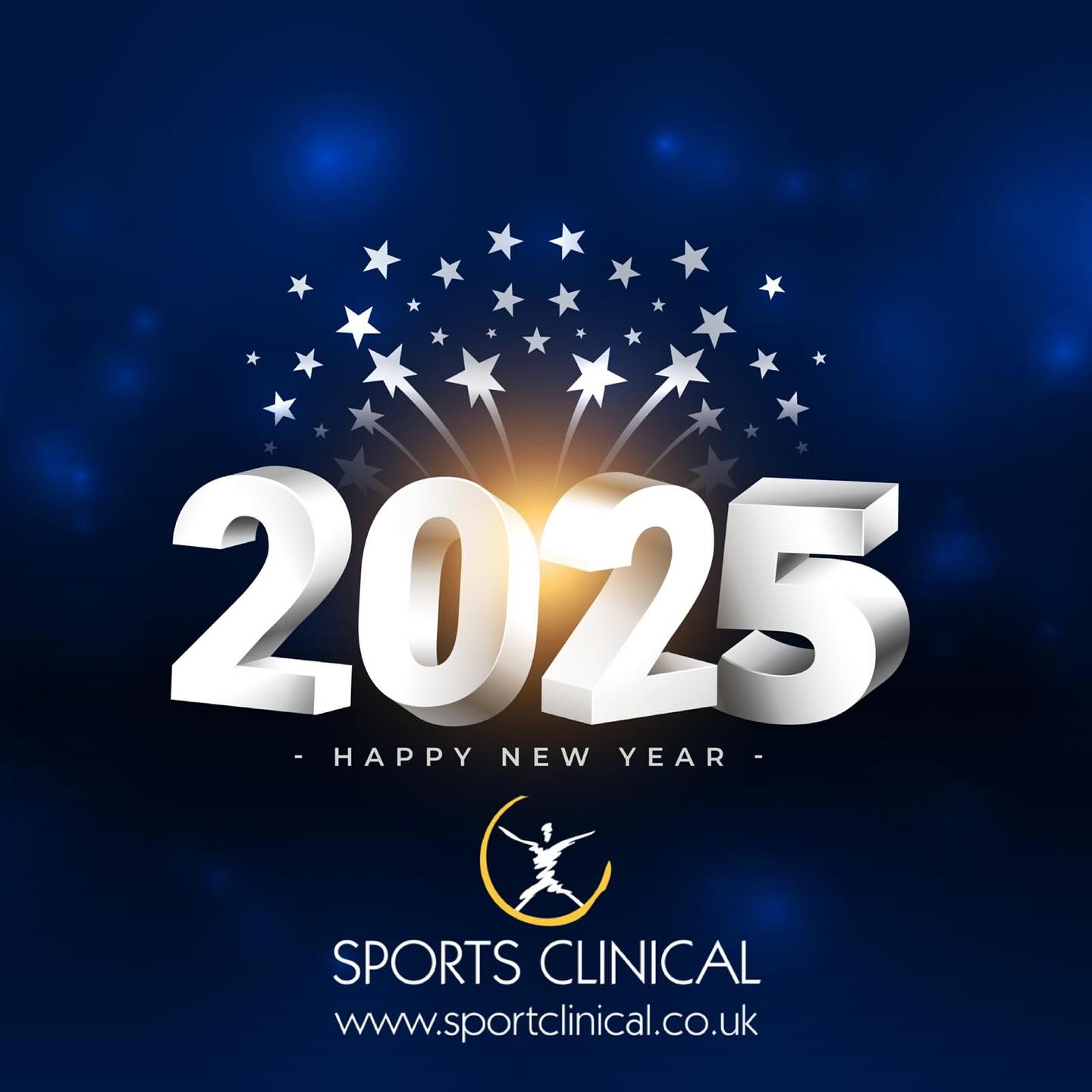 We’d like to send you all Bountiful Blessings and our Best Wishes for 2025.
May you feel Peace, Kindness, Gratitude and Fulfilment in all that you do.
May you be showered with Abundance in all its possible forms and may Serenity follow you wherever you go.
May your New Year be filled with Love, Health, Happiness, Prosperity and unexpected Joys!
Happy 2025!
SPORTS CLINICAL