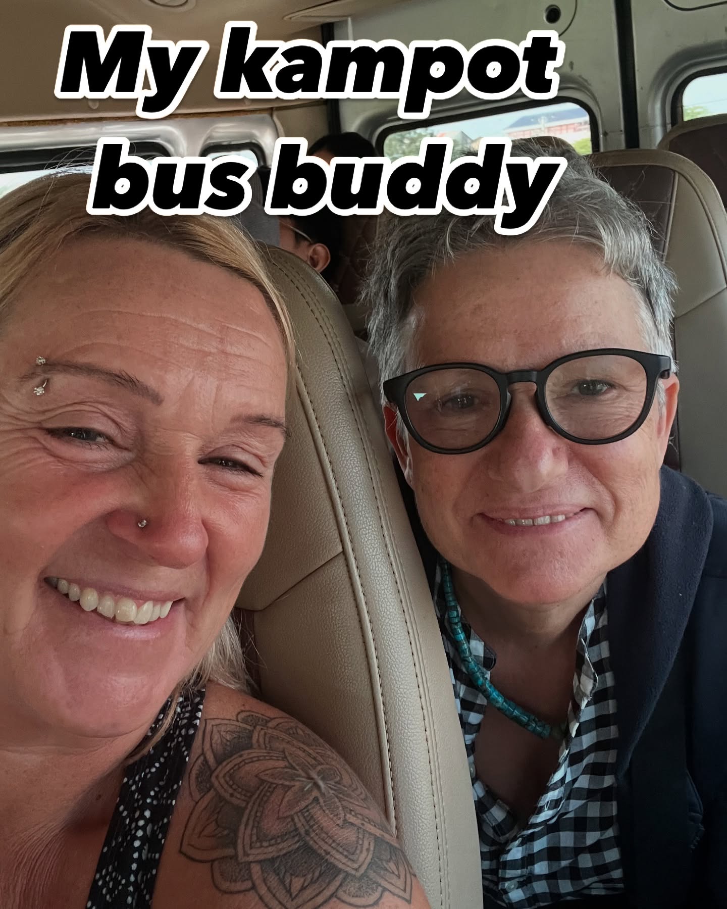 synchronicity at its best…met Isabelle on the bus…husband came to meet her…we all went for breakfast…then beautiful coffee - taking me under their wing for information - till we meet again 💜
