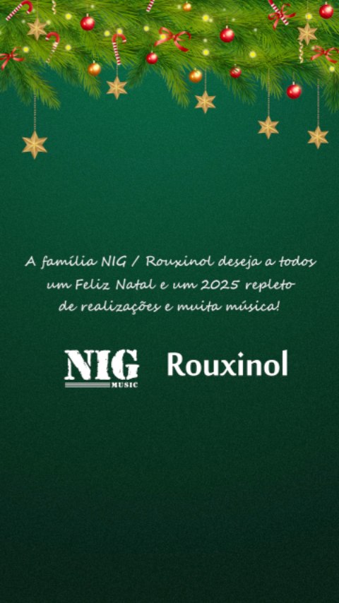 A família NIG / Rouxinol deseja a todos um Feliz Natal e um 2025 repleto de realizações e muita música!
#nigmusic #cordasrouxinol #rouxinol #natal #feliznatal #feliz2025 #nigstrings #nigpedals