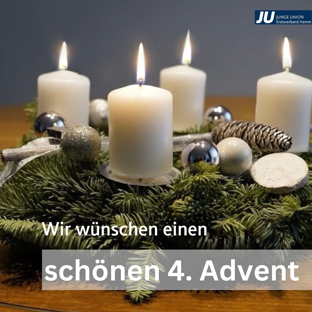 Wir wünsche euch allen trotz der Schatten, welche in den letzten Tagen auf der Vorweihnachtszeit lagen, einen schönen vierten Adventssonntag✝️
Genießt die Zeit und habt eine friedliche und gesegnete Adventszeit 🕯️🕯️🕯️🕯️
#vorweihnachtszeit #advent #adventssonntag #besinnlichezeit #friedlich #pray #ingedanken #jungeunion