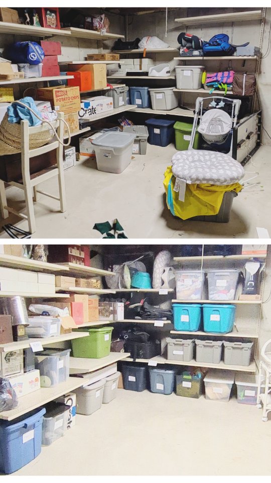 * feat. 2 hour basement reset*
You can start organizing in whatever room you want, however, I found that it is great to have an organized basement so that you have places for stuff to go if you need to take it out of the main part of your house!
It may not be the prettiest but building a good foundation is a great place to start.
#inprogress #organizingtips #organizinginspiration #organizersofinstagram #2025dreams #2025 #goodbye2024