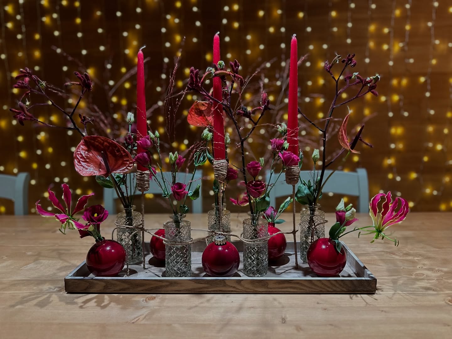 Centre de table original cette année 🎄 #fleursaddict #agoragroup_ #walhain #artfloral #nöel