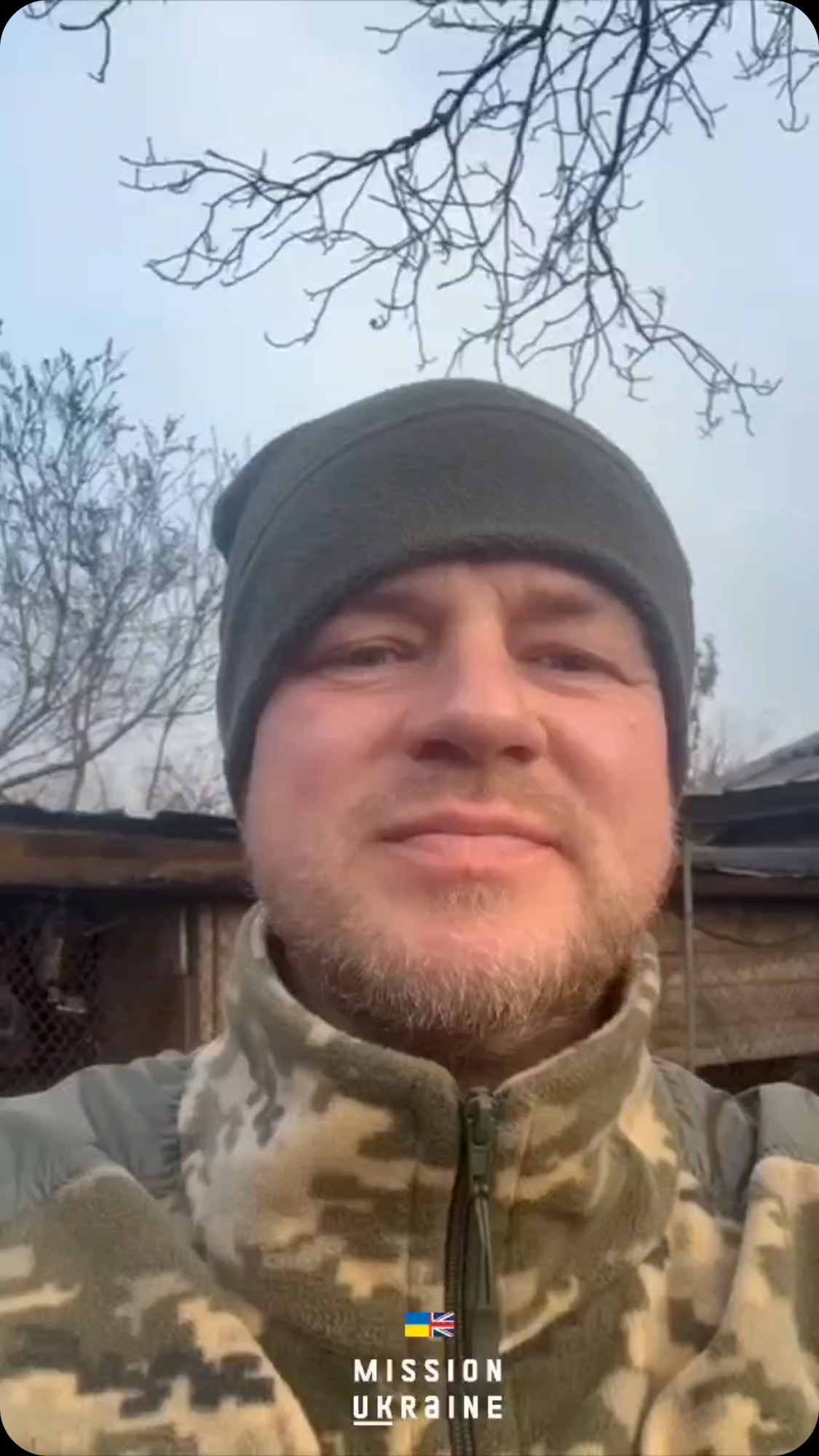 We’ve helped many lovely people this year. These Ukrainian soldiers have a message to the people of the United Kingdom