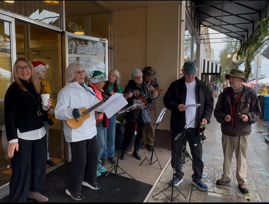 Singing holiday songs today at the farmers market! So fun!! Tonight @timstavernseattle Joe Ross and band will be doing a holiday show- 6-9 come on by