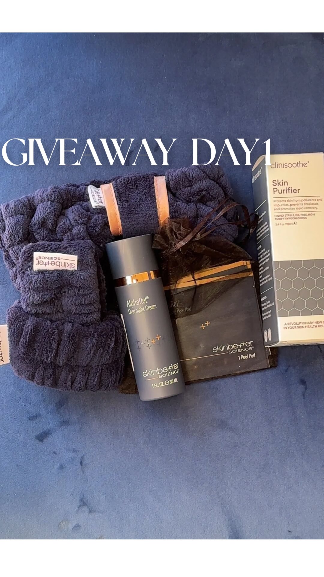 DAY 1 of the Stark Aesthetics holiday giveaway!
For anyone dealing with blemish-prone skin, this kit is for you! Get to know some of our favorite products for controlling oil and inflammation, as well as improving discoloration and smoothening texture.
Day 1 includes:
Skinbetter headband/cuff wash set
Skinbetter AlphaRet Peel Pads
Skinbetter AlphaRet Serum
Clinisooth Hypochlorous Acid Spray
How to enter:
Like this photo and follow @daniellestarkpa
Tag a friend in the comments! (More tags=more entries!)
Share this post to your stories for 2 additional entries!
Winners will be notified on January 1, 2025!