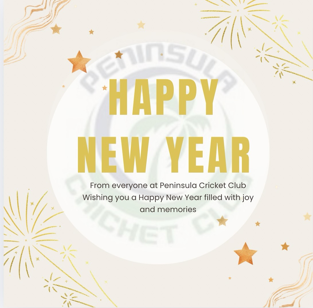 Happy New Year from everyone at Peninsula CC
