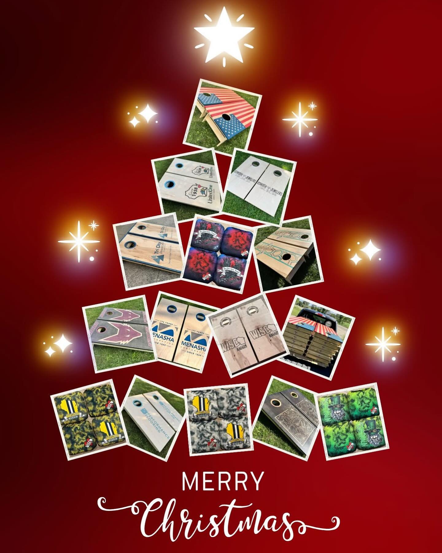 One of the most exciting things for Wisco Baggin during this season is knowing that we created something special that you get to unwrap and create memories around for years to come. On this Christmas Day we pray God blesses you and your family with an abundance of peace, love, and family time through 2025. If you were special enough to get boards we created, we’re extra grateful that we, in a very small way, played a role in your Christmas season. With love, the Wisco Baggin family!