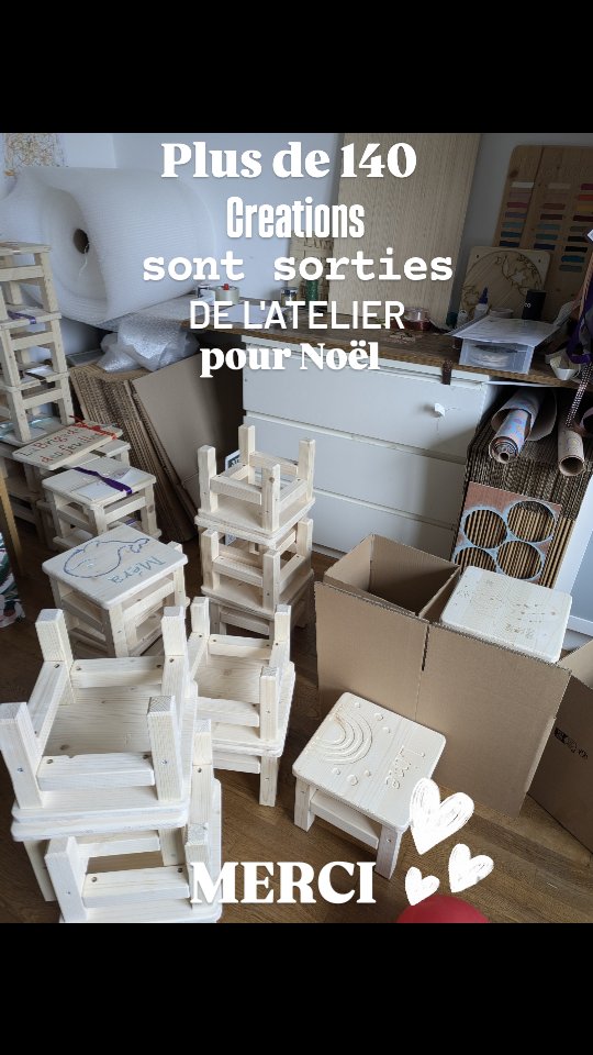 4 ème Noël avec vous 💗
Merci merci merci pour votre confiance !
Merci à nos clients fidèles 💛
Merci à nos nouveaux clients 🩵
Merci aux clients du marché de Noël de @laroe53 édition 2024 💙
Merci à vous et vos idées folles 💜
Nous vous souhaitons de merveilleuses fêtes de fin d'années !!
Let's go pour la cinquième année ensemble ! 🫶🏻