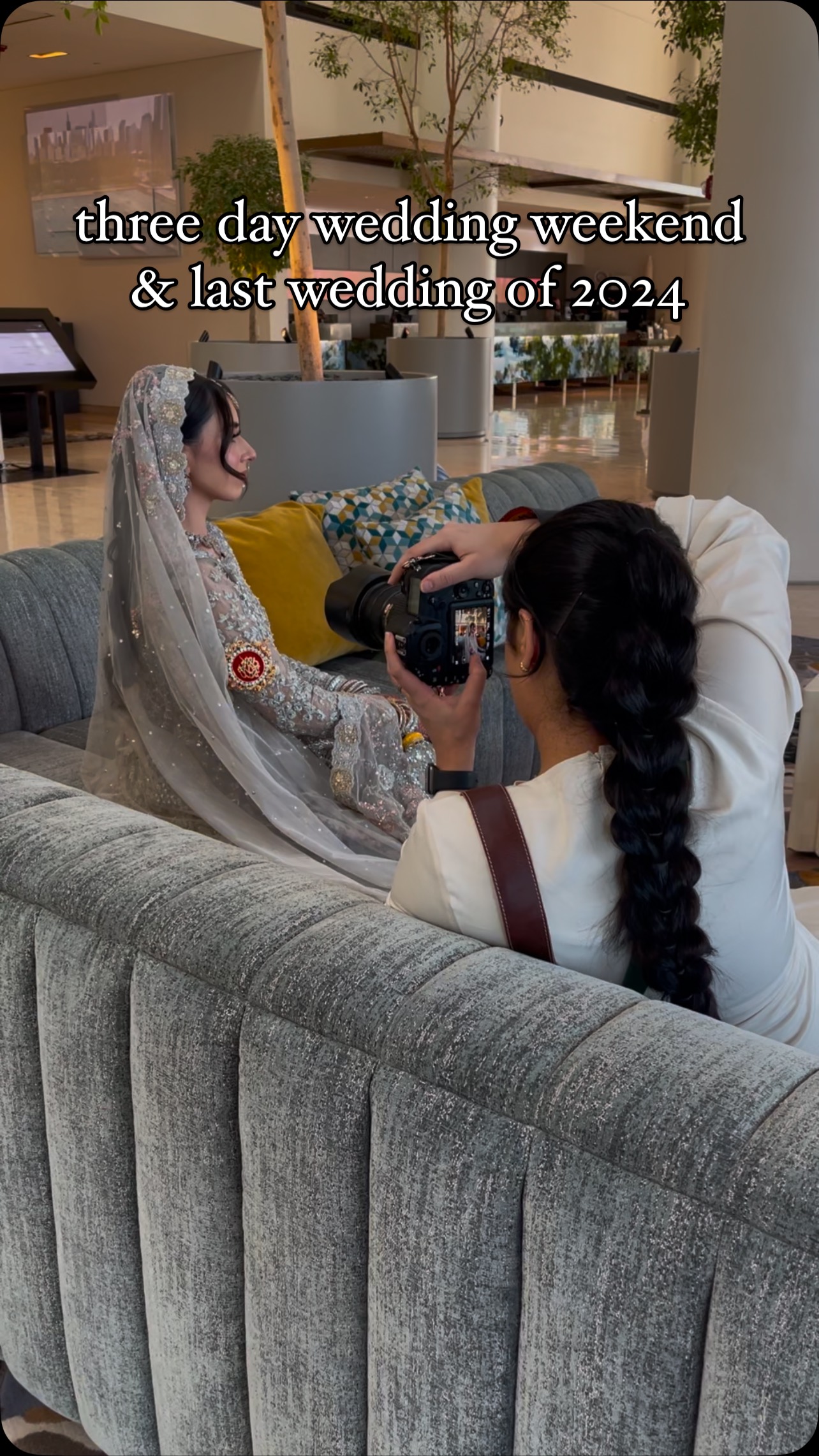 sicky voiceover but a three day wedding weekend will do that to you 😅 my last wedding of 2024 in the books 🥹🤞🏽❤️ the best best way to end off the year, with the loveliest couple and their equally amazing families mA (shoutout @wardaazaidi and @syedabidi_). made it through the weekend filled with a lot of love (and possibly even more @celsiusofficial)
.
.
.
.
#chicagophotographer #destinationweddingphotographer #chicagoweddingphotographer #pakistanibridal #desibridal #maharaniweddings #photographybts #weddingphotographer #weddingbts #luxuryweddingphotographer #rameenawanphotography