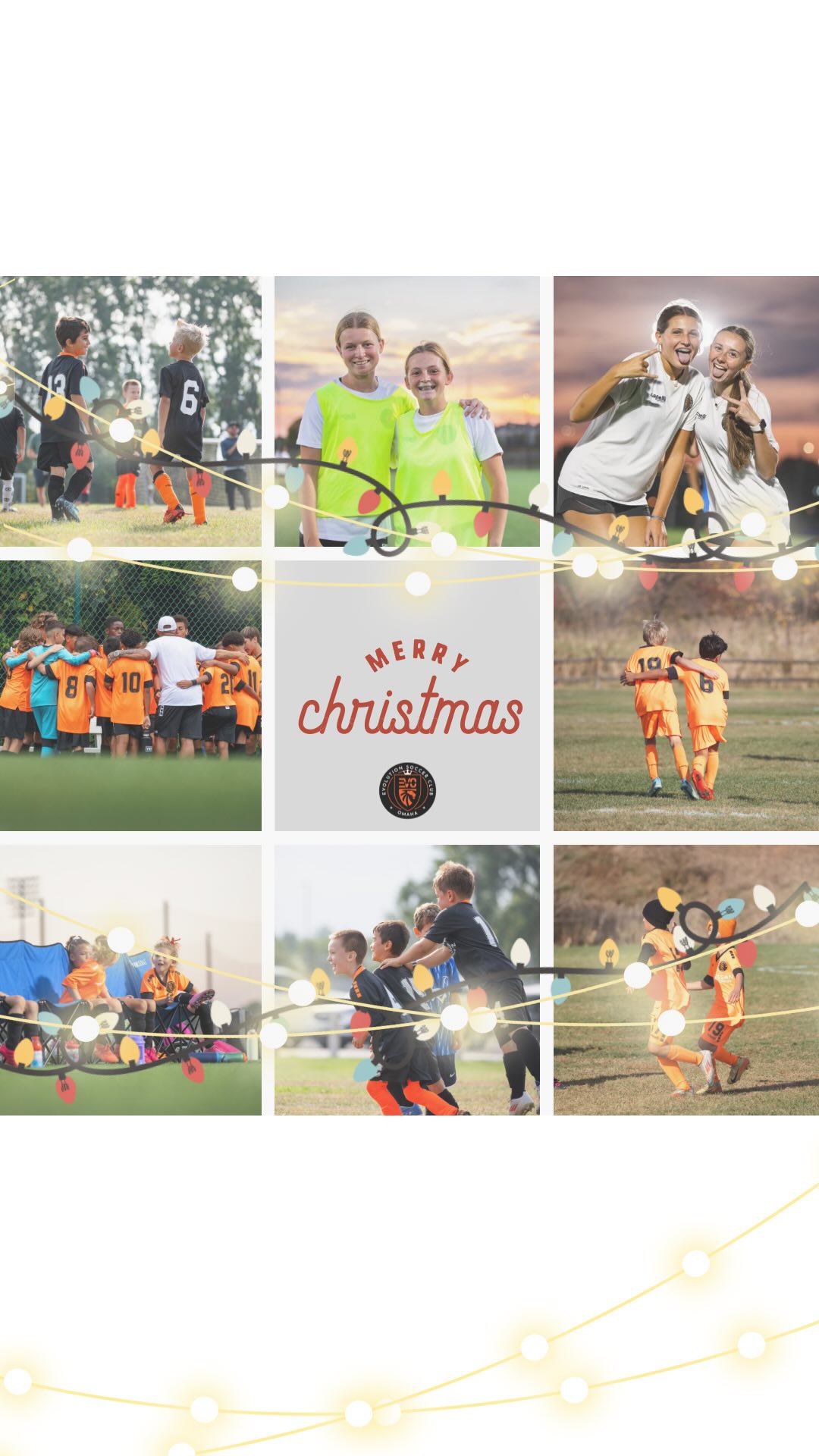 ✨ Merry Christmas and happy holidays from our #EVOfamily to yours ✨
#merrychristmas #omahaevolutionsoccerclub #evolveyourgame #evolovewithus #happyholidays #omahasoccer #soccerfamily