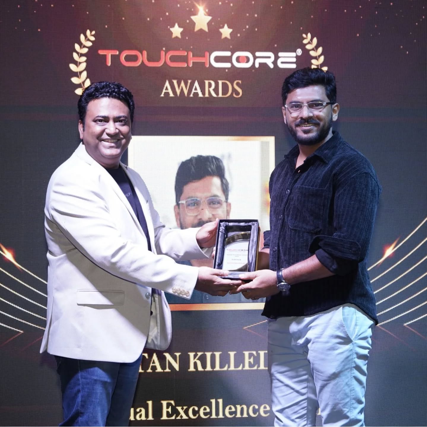 Celebrating Excellence and Leadership at Touchcore.
Congratulations, Ketan Killedar, on this well-deserved Annual Excellence and the Leadership award! Your journey is an inspiration, and we look forward to seeing the incredible heights you'll continue to achieve.