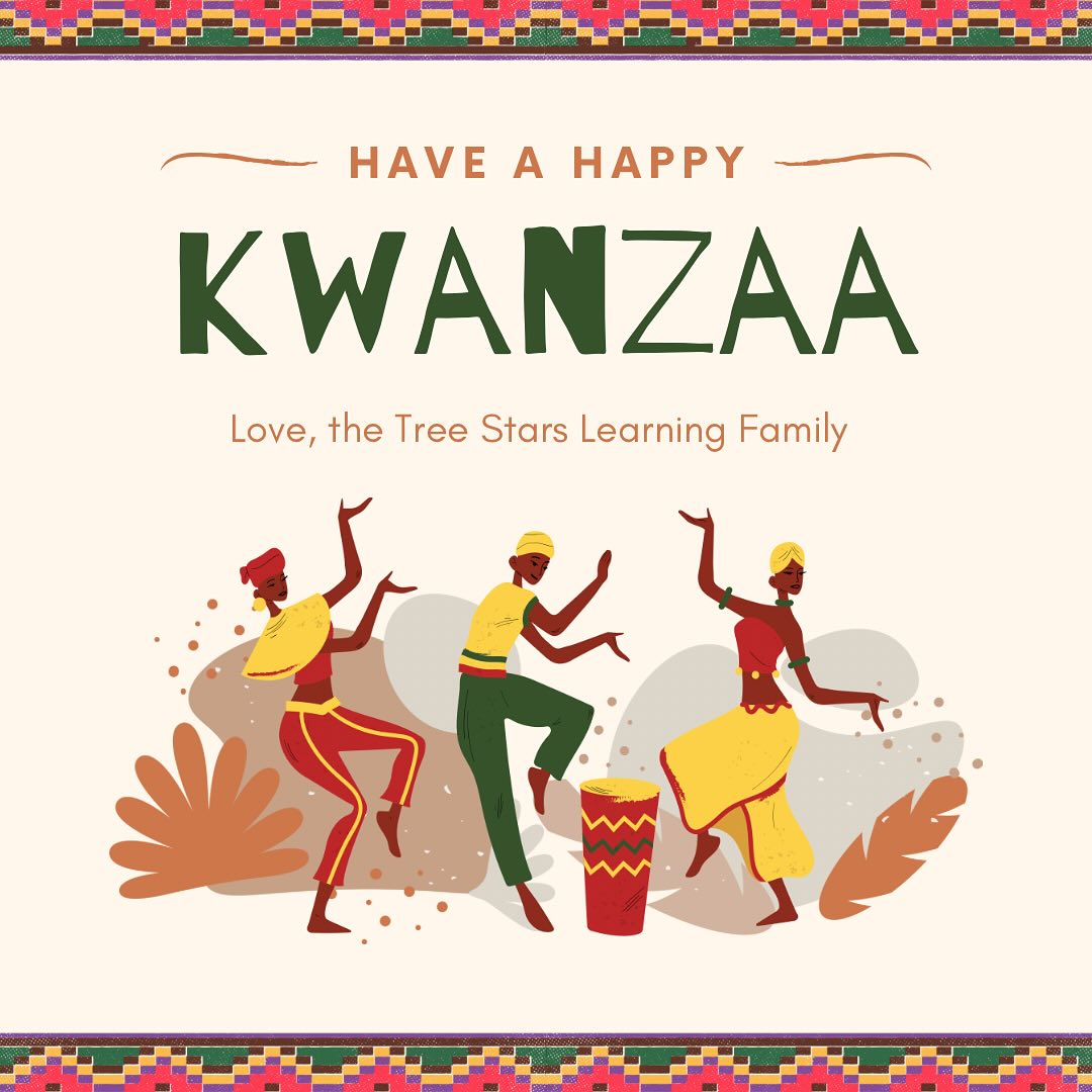 🎉🌟 Happy Kwanzaa from Tree Stars Learning! 🌟🎉
As we light the candles and reflect on the principles of unity, self-determination, and collective work, we celebrate the beauty of community, culture, and heritage. May this season fill your hearts with joy, purpose, and togetherness.
From our Tree Stars family to yours, we wish you a meaningful and joyous Kwanzaa!
#KwanzaaCelebration #TreeStarsLearning #CommunityMatters