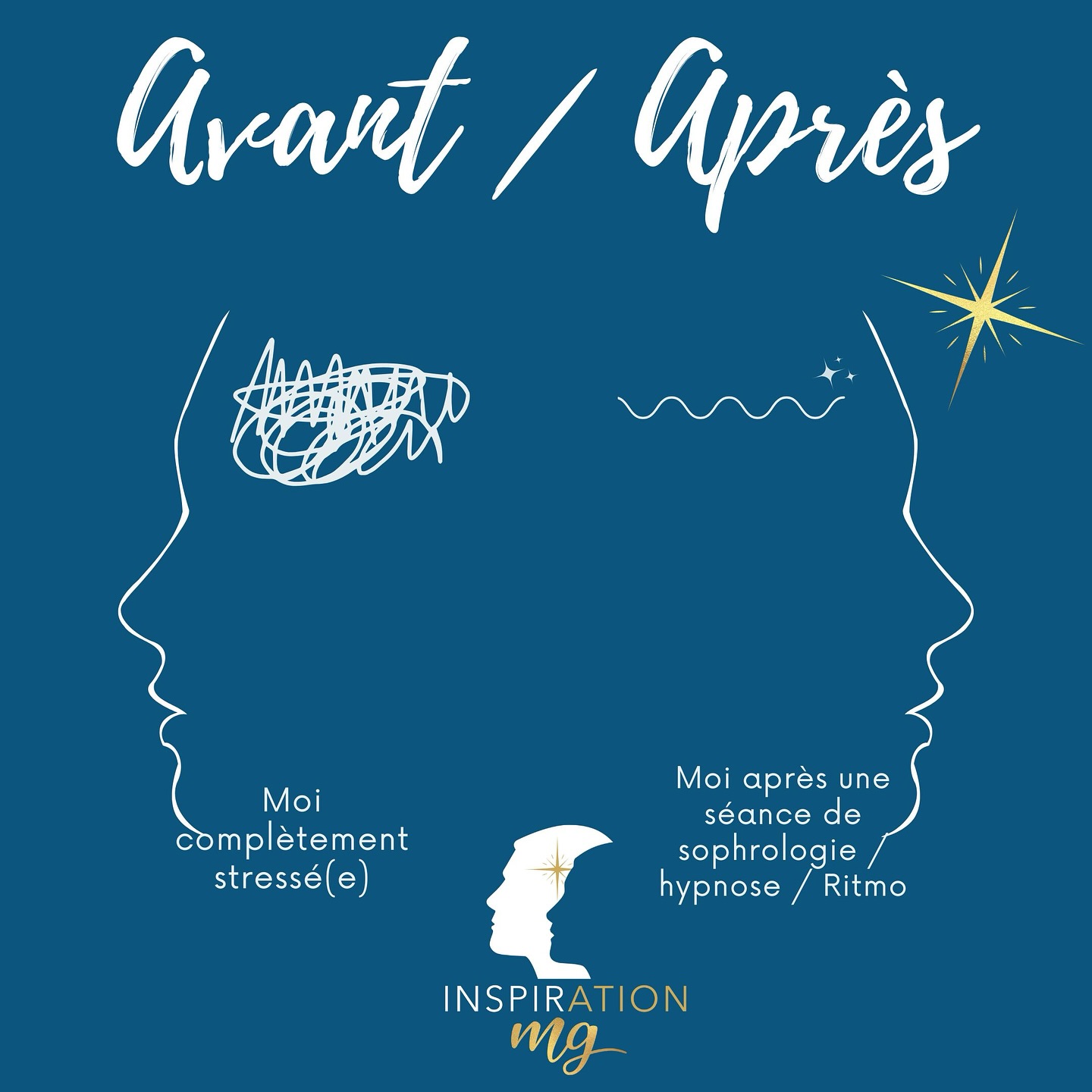 Quand en fin de séance j’entends lorsque vous ré ouvrez les yeux :
« … Je me sens tellement plus léger… 🪽
J’ai l’impression qu’un poids énorme s’est envolé. Ma tête est plus claire, plus légère. Le mot qui me vient c’est « Paix » … »
Je n’ai qu’une seule réponse à vous offrir : BRAVO!
Parce que ce bien-être, vous l’avez créé, vous l’avez accueilli. Et c’est là tout votre pouvoir de transformation intérieure.
Grâce à la sophrologie, l’hypnose et le RITMO, libérez-vous de vos émotions inconfortables, de vos blocages intérieures, de vos phobies et addictions, de vos traumatismes de vie pour retrouver légèreté, clarté et apaisement.
#sophrologie #hypnose#ritmo #blocages #phobie #addiction #emotions#traumatismes #emdr #bordeaux #latresne #inspirationmg