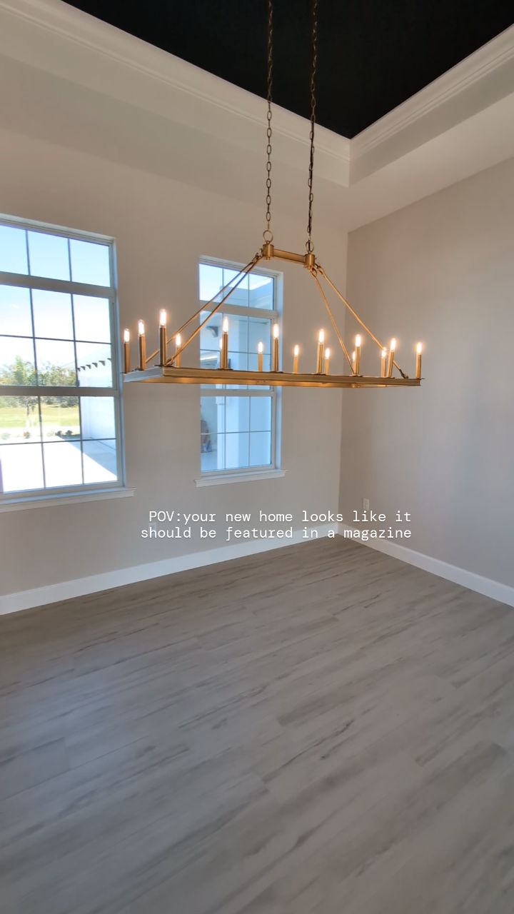 The inside is just as pretty as the outside 😍
This custom 3 bedroom, 3 bath, plus media room home looks like something out of a magazine. We are loving all the details from the wood look tile floors, the quartz countertops that extend up along the wall, the black and gold hardware, and not to mention the gorgeous bathroom chandelier. Let us know what you think!
#qualityhomesofpc #qualitybuilt #customhome #customhomebuilder #newconstruction #charlottecounty #swflhomebuilder #over30yearsofqualitybuilding #itsallinthedetails