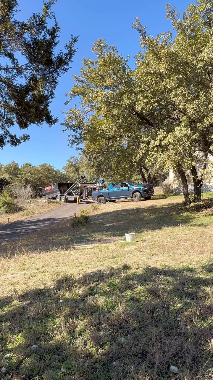 Getting some reps on this driveway! #dashawayjunkhauling