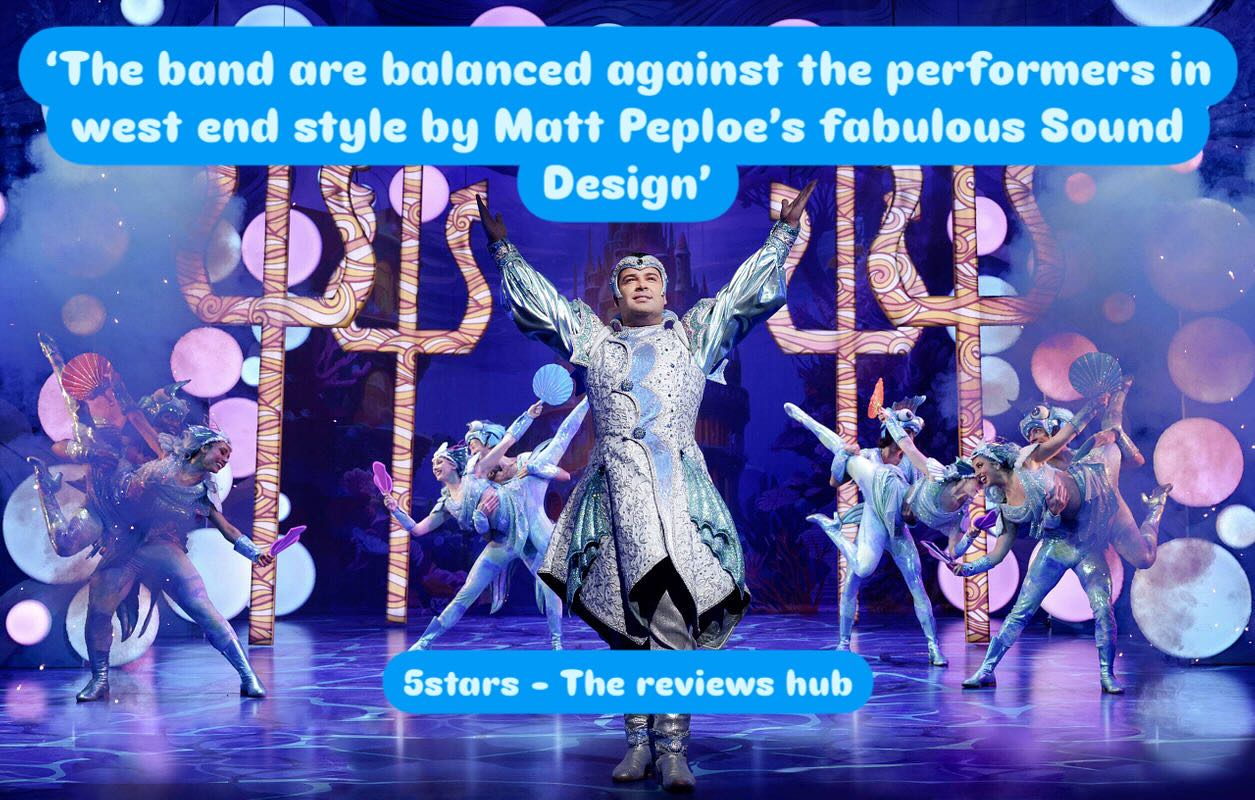 Another set of great reviews. Top work team. #sounddesigner #panto #littlemermaid @newcastletheatreroyal @xroadspantomimes @joemcelderryofficial @agentkathryn_ @mharrison_entertainment