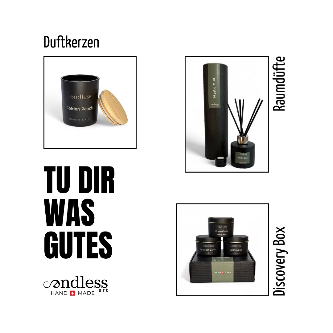 Exklusive Duftkerzen und Raumdüfte aus der Schweiz🇨🇭
Alle Produkte werden mit Liebe von Hand hergestellt. Dabei wird Wert auf Nachhaltigkeit und Qualität gelegt.
Entdecke alle Produkte im Onlineshop.
www.endless-art.ch
#duftkerzen
#raumdüfte
#aromatherapie
#suisse
#handmade
#home
#kerzenliebe
#wohnambiente
#duftzauber
#kerzenwelt
#lichterzauber
#wohngefühl
#raumduft
#kerzenlicht
#entspannung
#duftkerzenliebe
#kerzenzeit
#scentedcandles
#homefragrance
#aromadiffuser
#candleaddict
#candlelovers
#inspirationfürzuhause
#candleobsession
#gemütlichkeit
#scentsofhome